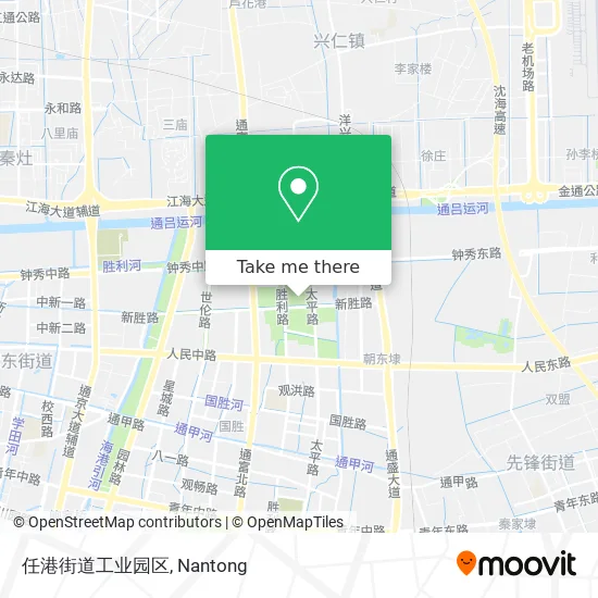 任港街道工业园区 map