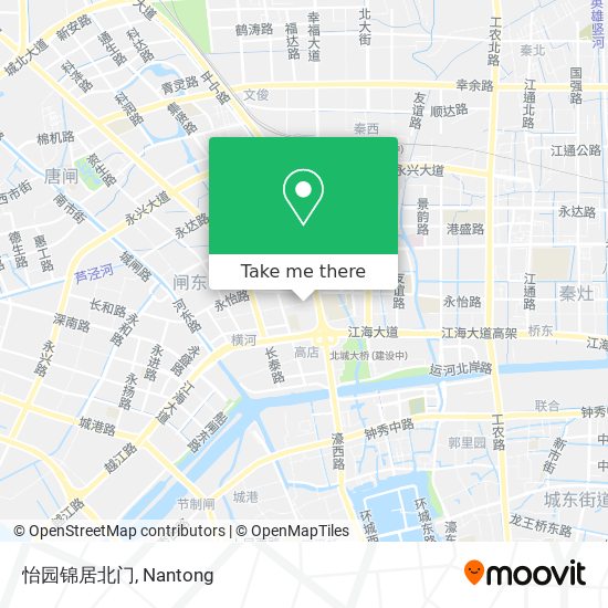 怡园锦居北门 map
