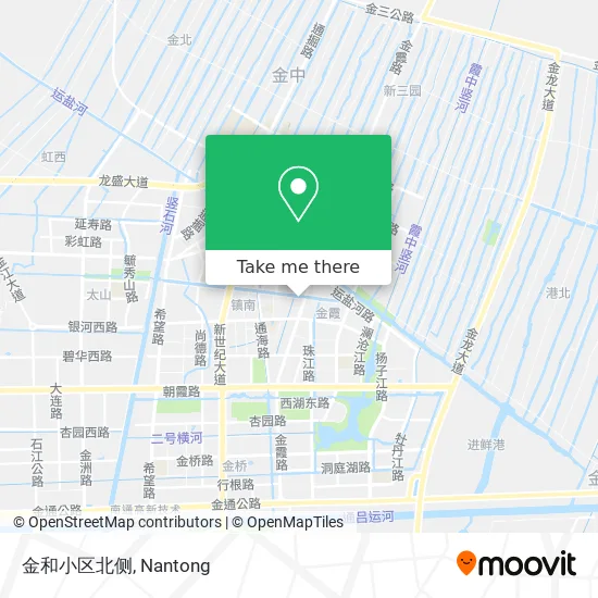 金和小区北侧 map