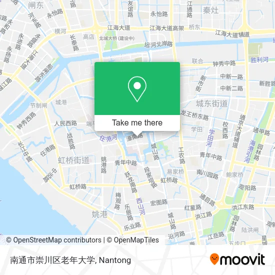 南通市崇川区老年大学 map