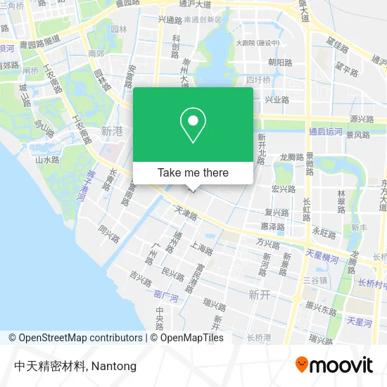 中天精密材料 map