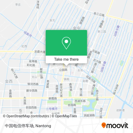 中国电信停车场 map