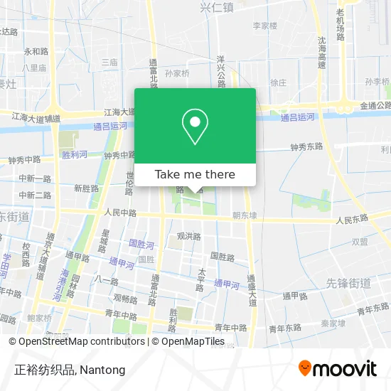 正裕纺织品 map