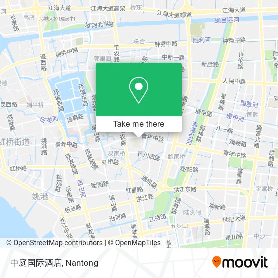 中庭国际酒店 map