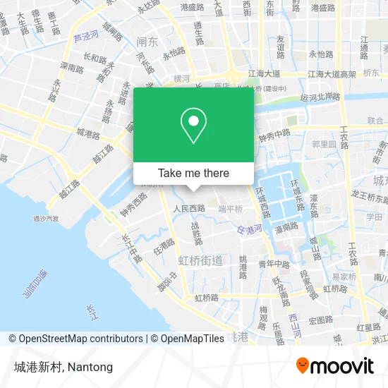 城港新村 map