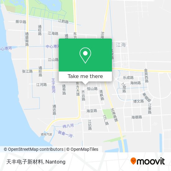 天丰电子新材料 map