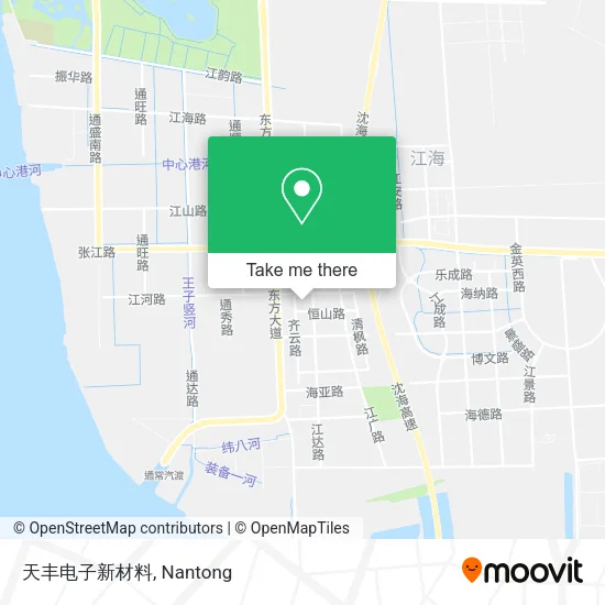 天丰电子新材料 map