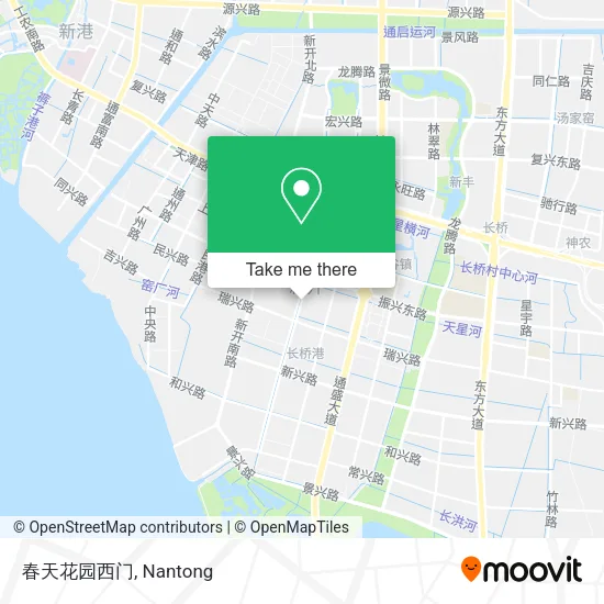 春天花园西门 map