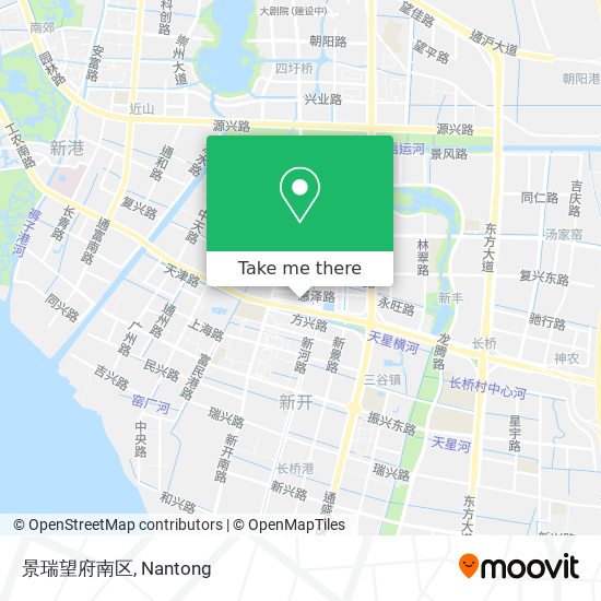 景瑞望府南区 map