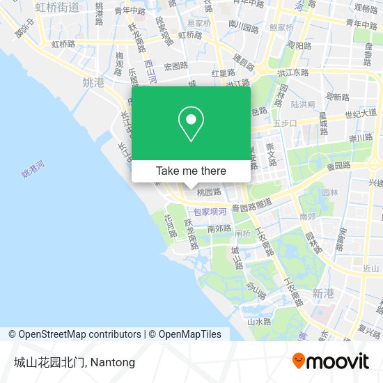 城山花园北门 map