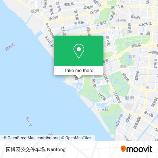 园博园公交停车场 map