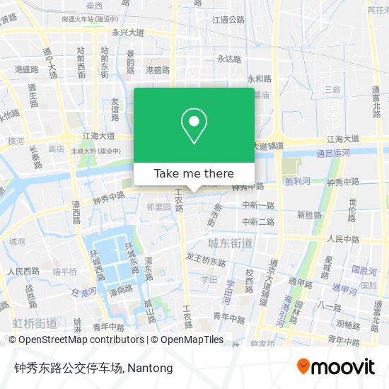 钟秀东路公交停车场 map