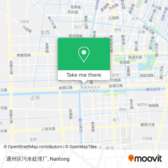 通州区污水处理厂 map