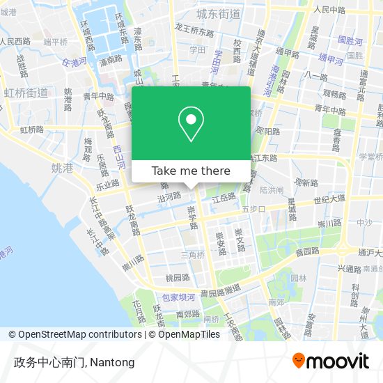 政务中心南门 map