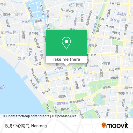 政务中心南门 map