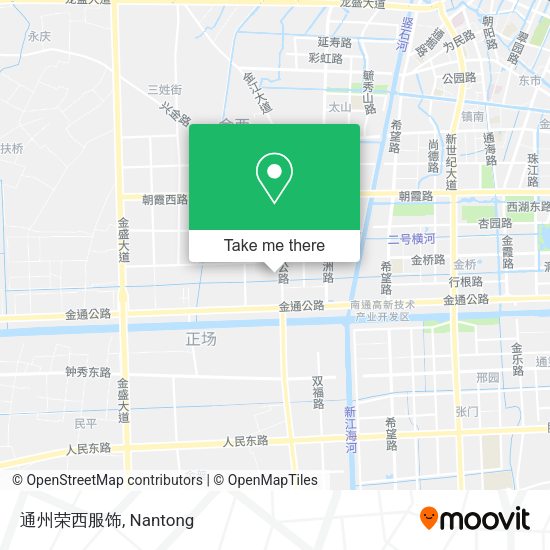 通州荣西服饰 map