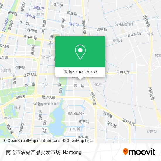 南通市农副产品批发市场 map