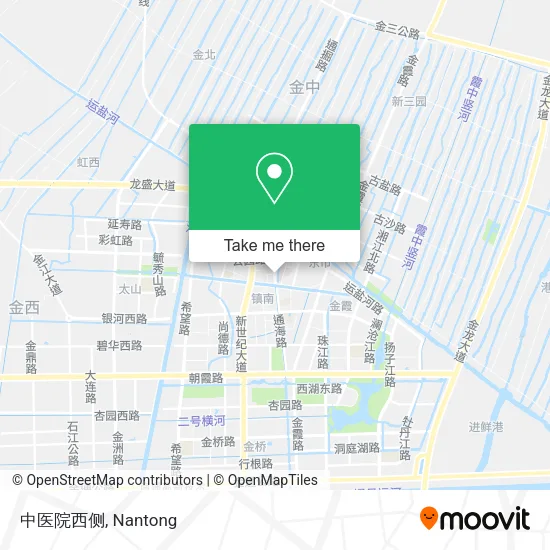 中医院西侧 map