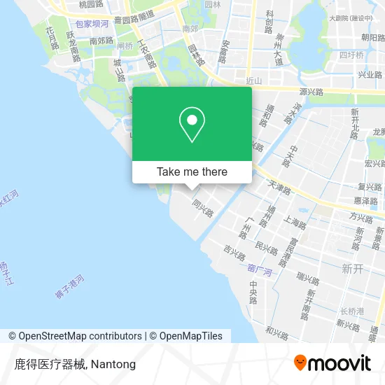 鹿得医疗器械 map