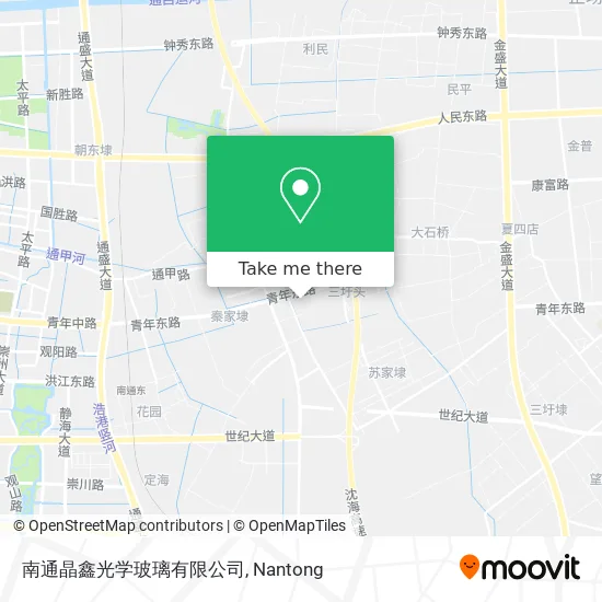 南通晶鑫光学玻璃有限公司 map