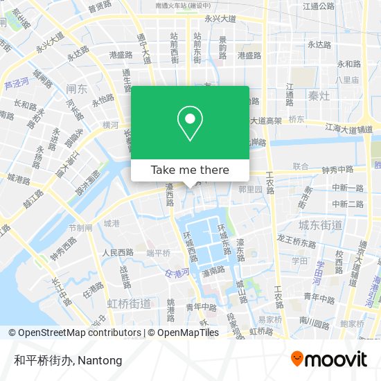 和平桥街办 map