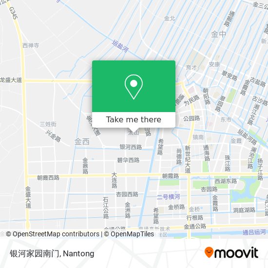 银河家园南门 map