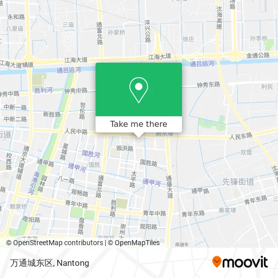 万通城东区 map