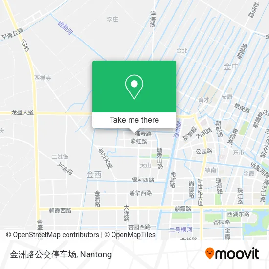 金洲路公交停车场 map