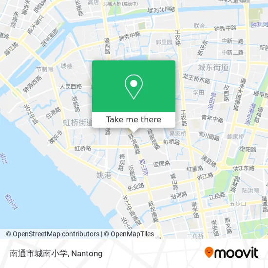 南通市城南小学 map
