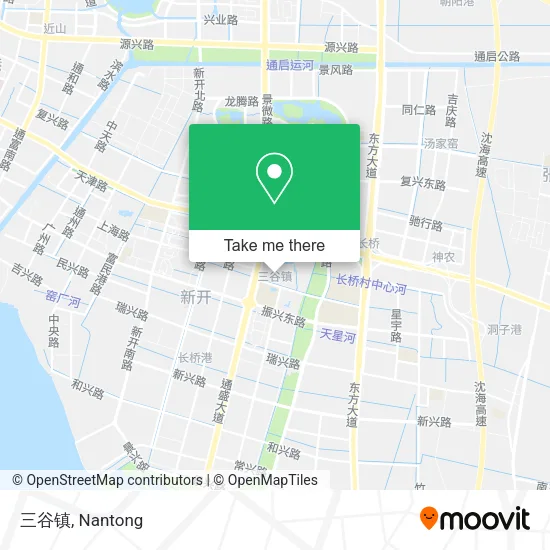 三谷镇 map