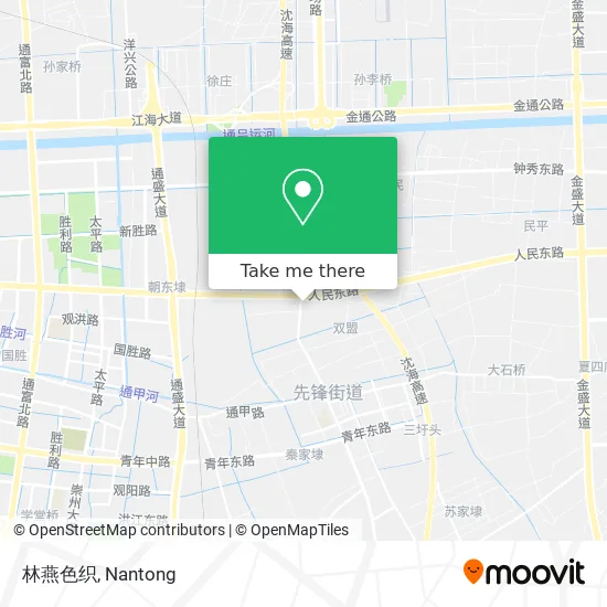 林燕色织 map