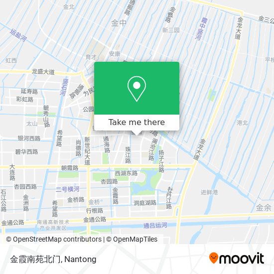 金霞南苑北门 map