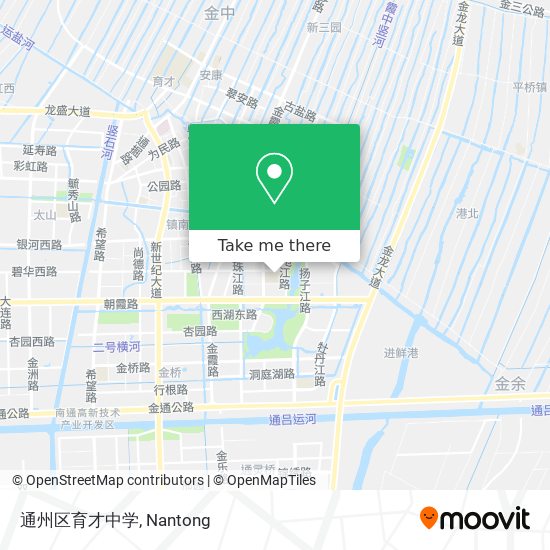 通州区育才中学 map
