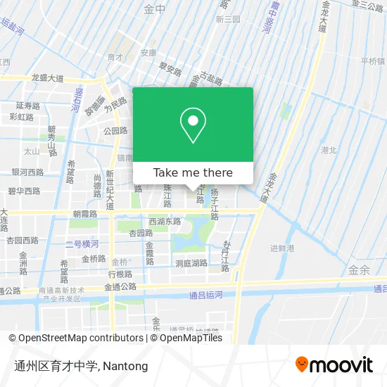 通州区育才中学 map