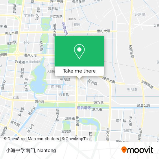 小海中学南门 map