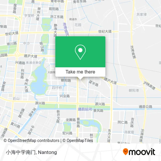 小海中学南门 map