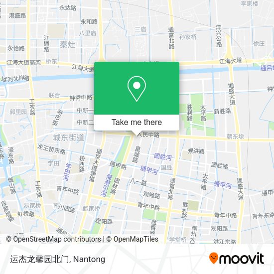 运杰龙馨园北门 map