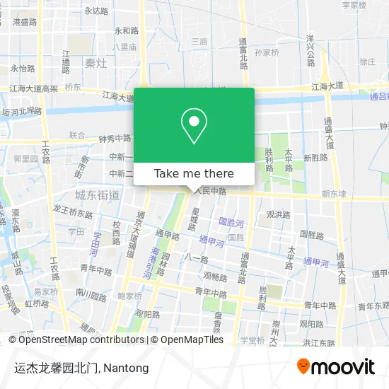 运杰龙馨园北门 map