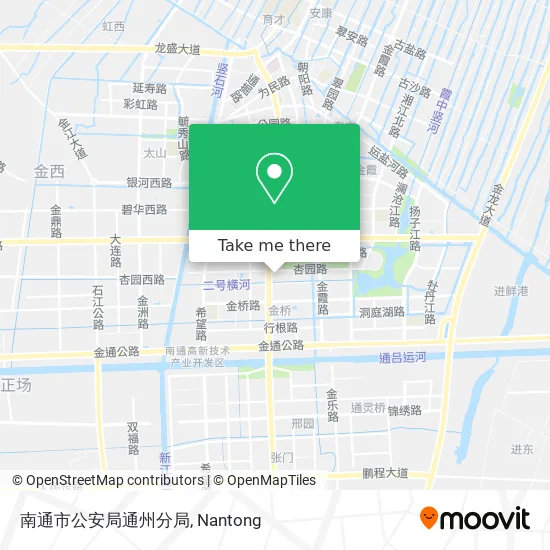 南通市公安局通州分局 map