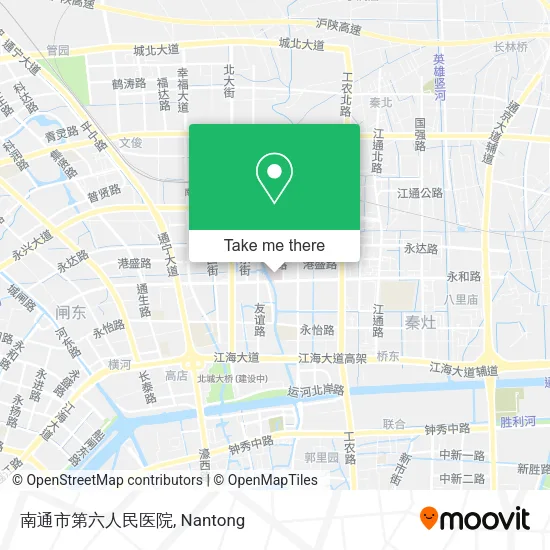 南通市第六人民医院 map
