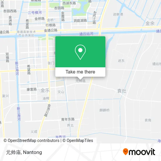 元帅庙 map