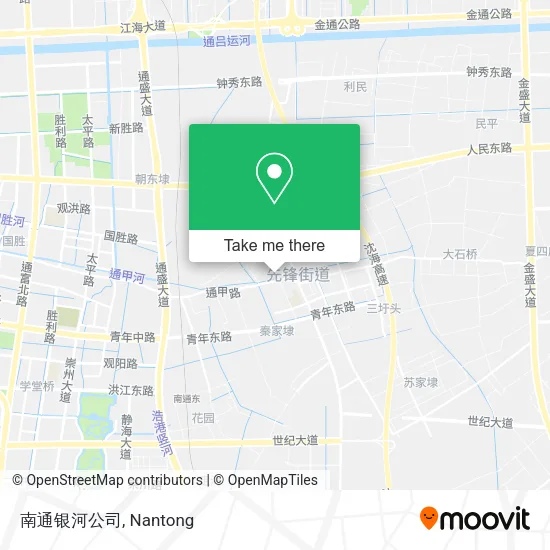 南通银河公司 map