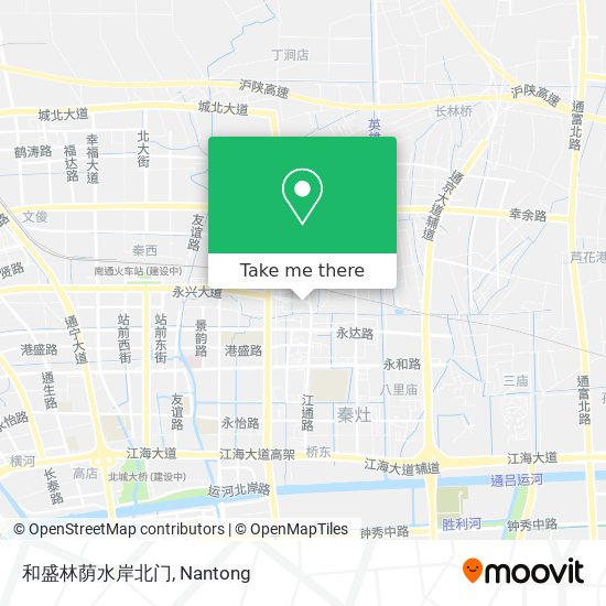 和盛林荫水岸北门 map