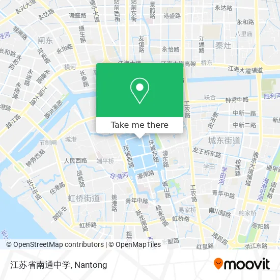 江苏省南通中学 map