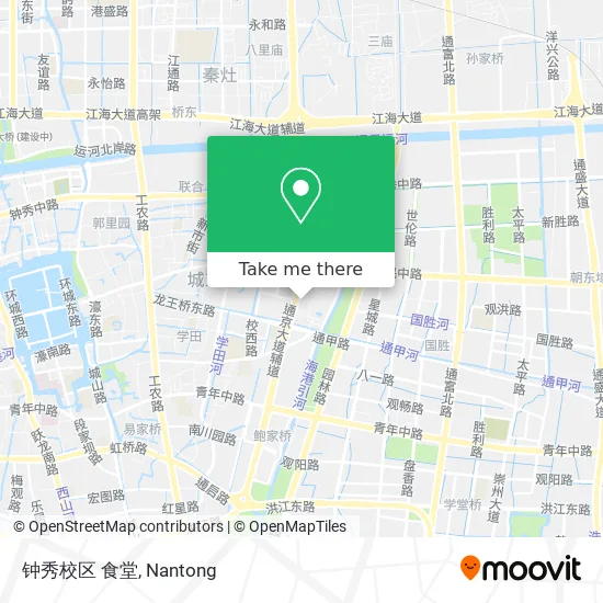 钟秀校区 食堂 map