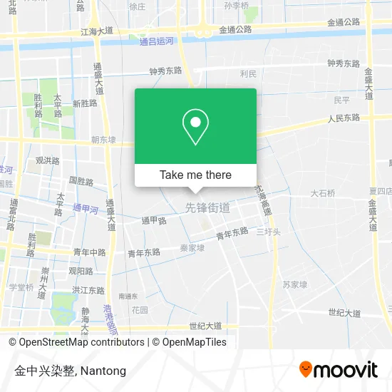 金中兴染整 map