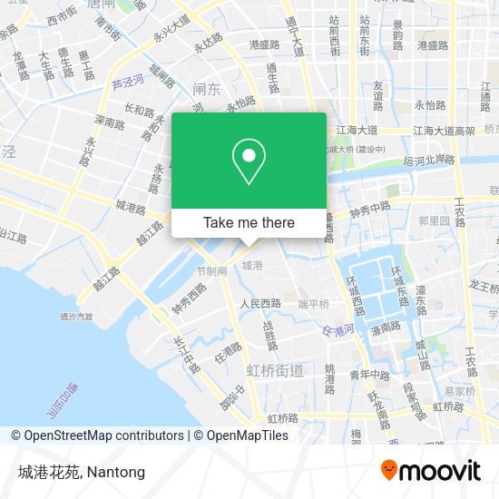 城港花苑 map