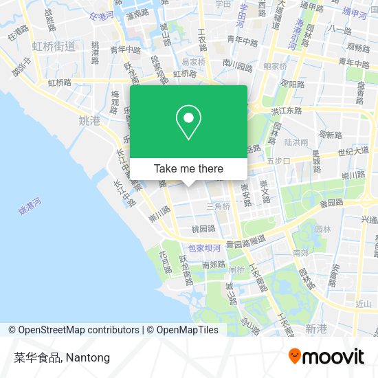菜华食品 map