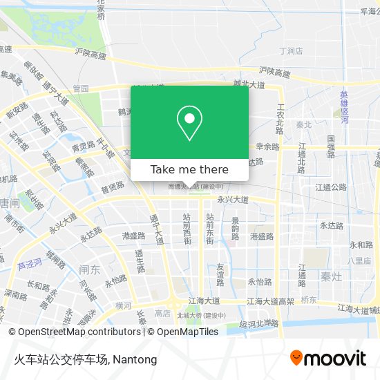 火车站公交停车场 map