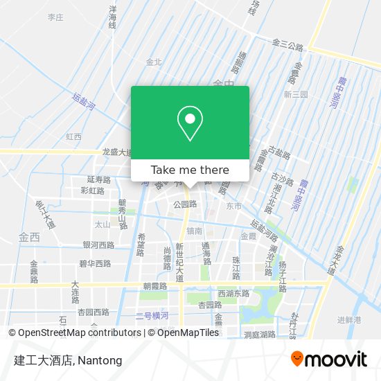 建工大酒店 map